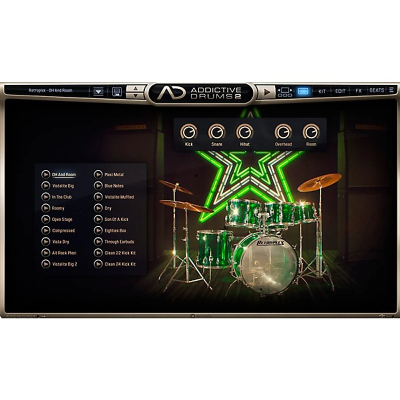 XLN Audio Addictive Drums 2 Retroplex Software Download