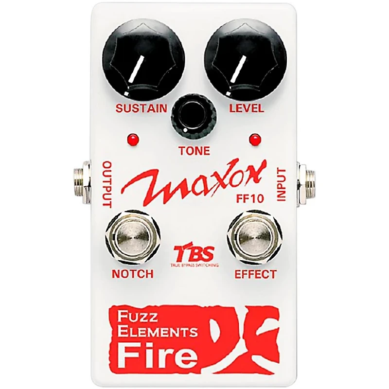 Maxon FF10 Fuzz Elements - Fire Fuzz Guitar Effects Pedal