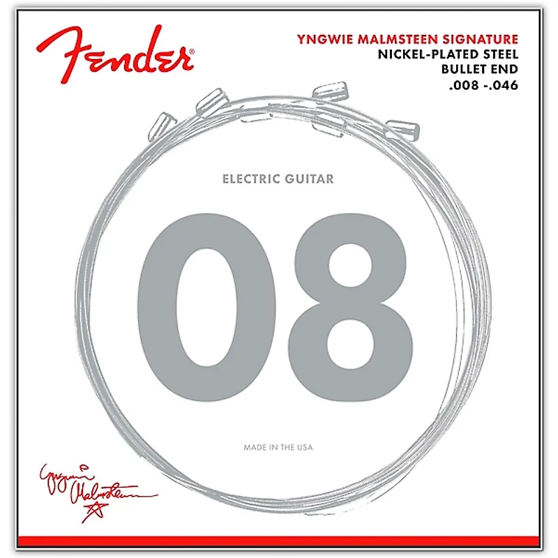 Fender Yngwie Malmsteen Signature Electric Guitar Strings