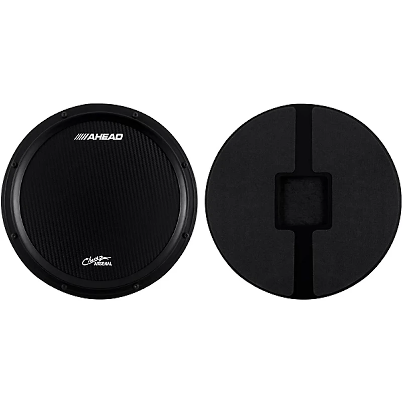 Ahead Chavez S-Hoop Marching Practice Pad Black, Black 14 in.