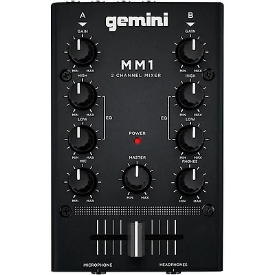 Gemini MM1 2 Channel Audio Mixer