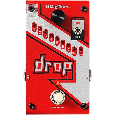 DigiTech Drop Polyphonic Drop Tune Pitch Shifter Guitar Effects Pedal