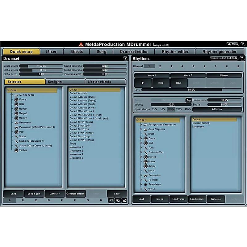MeldaProduction MDrummer Large Software Download