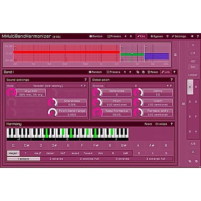 MeldaProduction MMultiBandHarmonizer Software Download