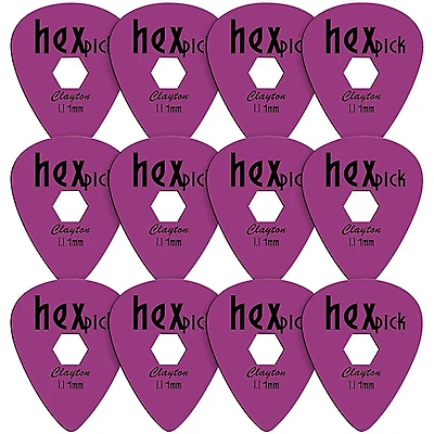 Clayton HexPick Guitar Picks - 12-Pack