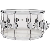 DW Design Series Acrylic Snare Drum With Chrome Hardware