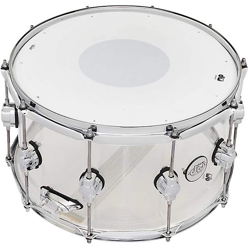DW Design Series Acrylic Snare Drum With Chrome Hardware