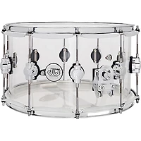 DW Design Series Acrylic Snare Drum With Chrome Hardware