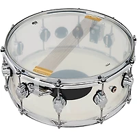 DW Design Series Acrylic Snare Drum With Chrome Hardware