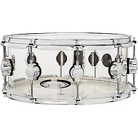DW Design Series Acrylic Snare Drum With Chrome Hardware