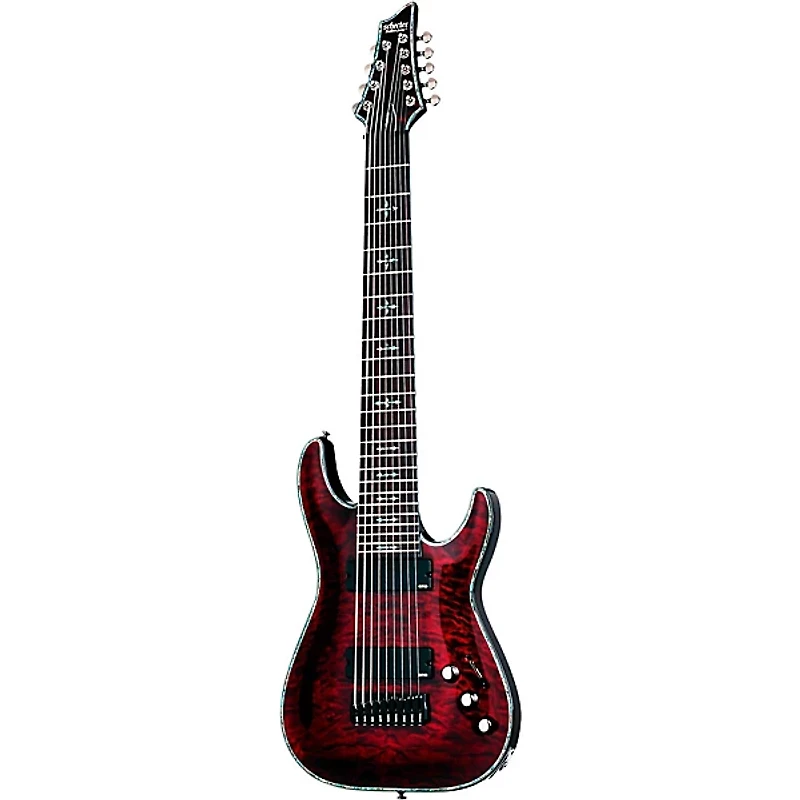 Schecter Guitar Research Hellraiser C-9 Electric Guitar Black Cherry