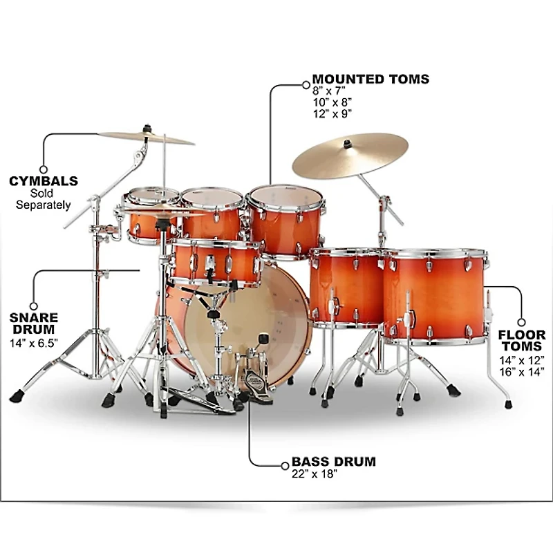 TAMA Superstar Classic Custom 7-Piece Shell Pack