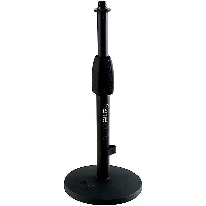 Gator Desktop Mic Stand with Round Base and Twist Clutch