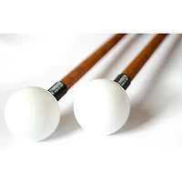 Timber Drum Company Hard Poly Mallets With Solid Hardwood Handles Birch Handles