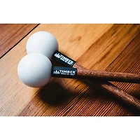 Timber Drum Company Hard Poly Mallets With Solid Hardwood Handles Birch Handles
