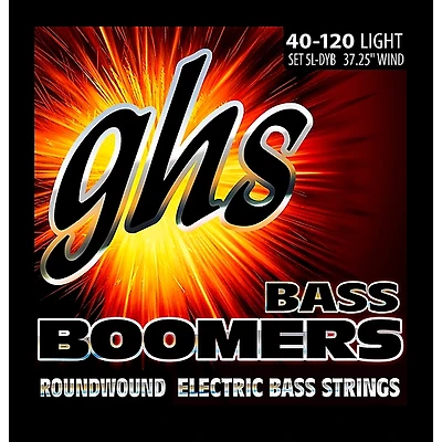 GHS Bass Boomers 5-String Roundwound Bass Strings (40-120)