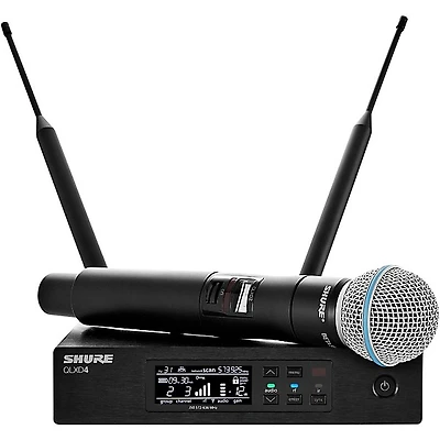 Shure QLX-D Digital Wireless System With BETA 58 Microphone Band G50