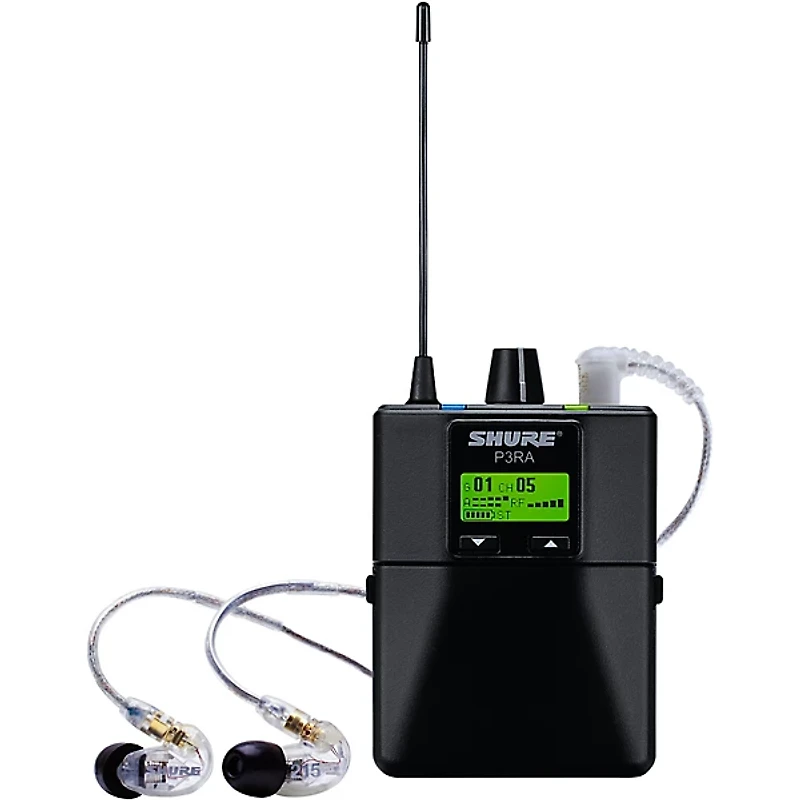 Shure PSM 300 Wireless Personal Monitoring System With SE215-CL Earphones -