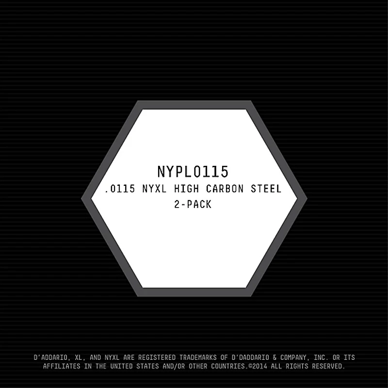 D'Addario NYXL Plain Steels (2-Pack) .011 Gauge