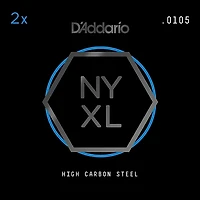 D'Addario NYXL Plain Steel .010GA (2-Pack)