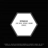 D'Addario NYNW046 NYXL Nickel Wound Electric Guitar Single String, .046
