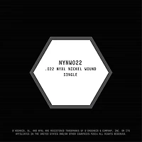 D'Addario NYNW022 NYXL Nickel Wound Electric Guitar Single String, .022