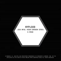 D'Addario NYPL009 Plain Steel Guitar Strings 2-Pack, .009