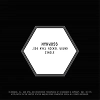 D'Addario NYNW056 NYXL Nickel Wound Electric Guitar Single String, .056