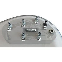 Bartolini HR-5.3AP/918 3-Band NTMB+F Preamp, 5 Pots, 1 Toggle, Active/Passive