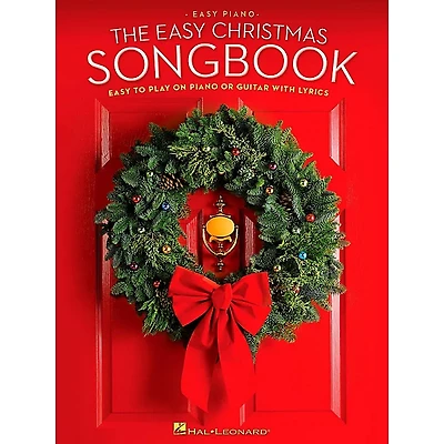 Hal Leonard The Easy Christmas Songbook - Easy to Play on Piano or Guitar With Lyrics