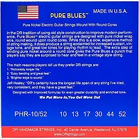 DR Strings Pure Blues  Nickel Big N' Heavy Electric Guitar Strings (10-52)