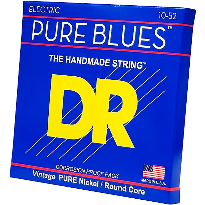 DR Strings Pure Blues  Nickel Big N' Heavy Electric Guitar Strings (10-52)