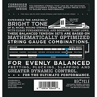 D'Addario EXL160BT Balanced Tension Long Scale Electric Bass String Set (50-120) 2 Pack