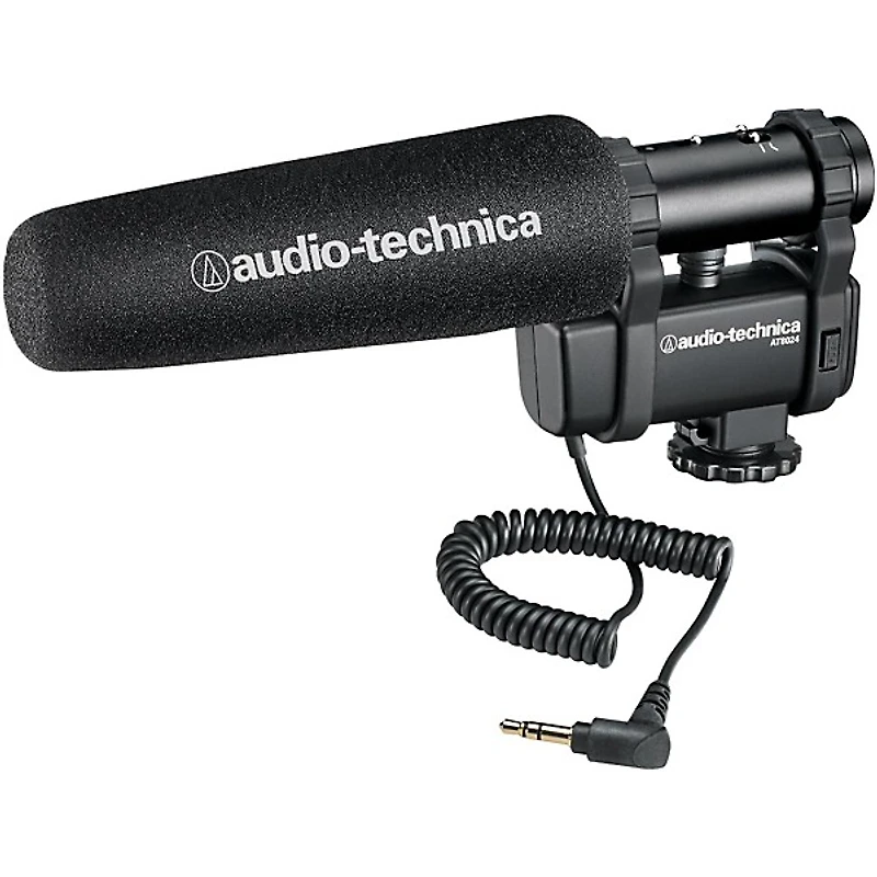 Audio-Technica AT8024 Mono/Stereo Camera Mount Microphone