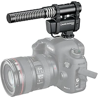 Audio-Technica AT8024 Mono/Stereo Camera Mount Microphone