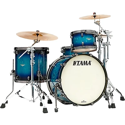 TAMA Starclassic Maple 3-Piece Shell Pack With 22" Bass Drum Molten Electric Blue Burst