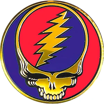 C&D Visionary Grateful Dead "Steal Your Face" Heavy Metal Sticker