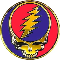 C&D Visionary Grateful Dead "Steal Your Face" Heavy Metal Sticker
