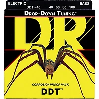 DR Strings Drop Down Tuning Lite 4-String Bass Strings (40-100)