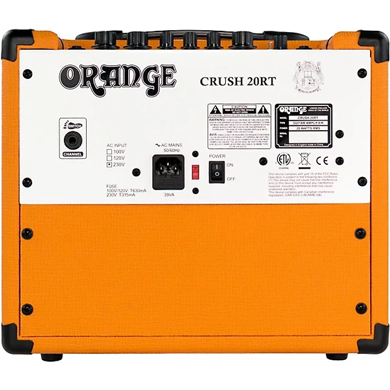 Orange Amplifiers Crush 20RT 20W 1x8 Guitar Combo Amp -