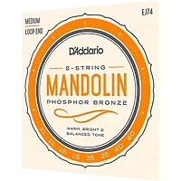 D'Addario EJ74 Phosphor Bronze Medium Mandolin Strings (11-40)