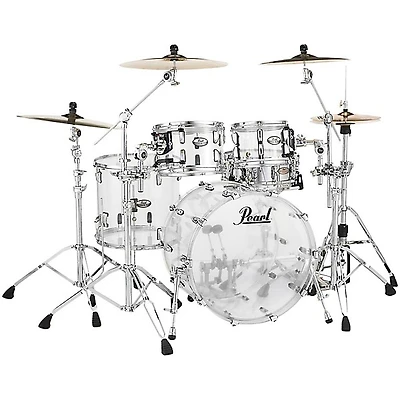 Pearl Crystal Beat 4-Piece New Fusion Shell Pack Ultra Clear
