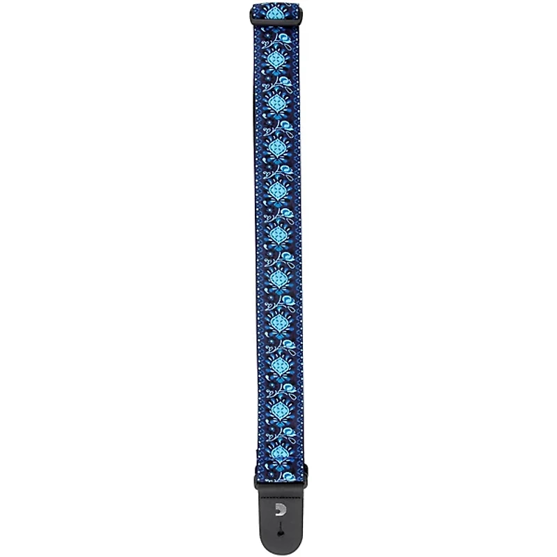 D'Addario 2" Woven Guitar Strap, Monterey 2 Blue