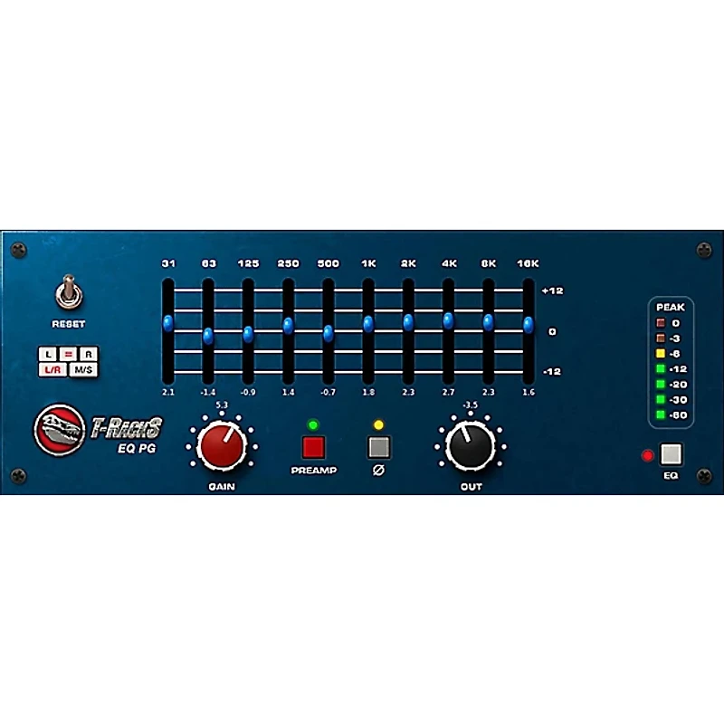 IK Multimedia T-RackS EQ PG 10-Band EQ-Preamp (Software Download)