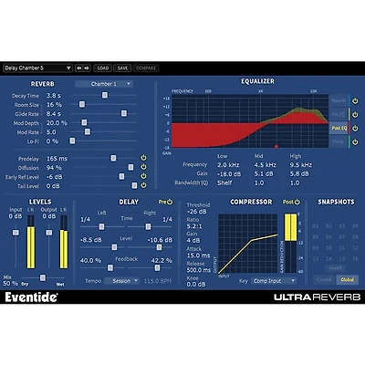 Eventide UltraReverb Native Plug-in Software Download