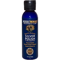 Music Nomad Silver Polish for Silver & Silver-Plated Instruments 4oz. Bottle