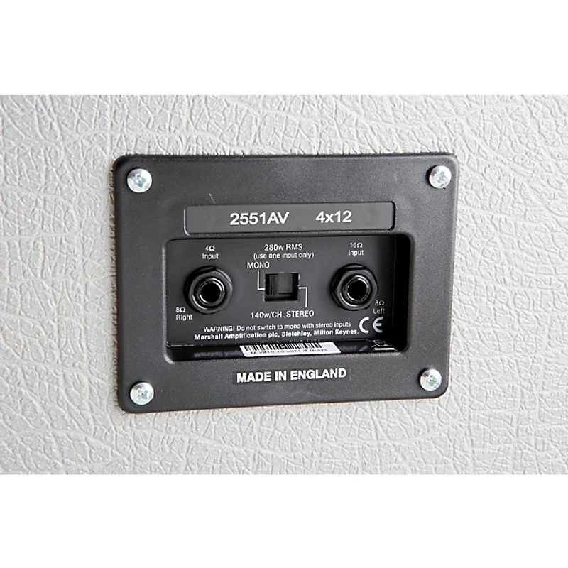 Marshall 2551AV Silver Jubilee 240W 4x12 Angled Guitar Speaker Cabinet