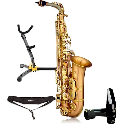 P. Mauriat Le Bravo 200A Intermediate Matte Finish Alto Saxophone Kit