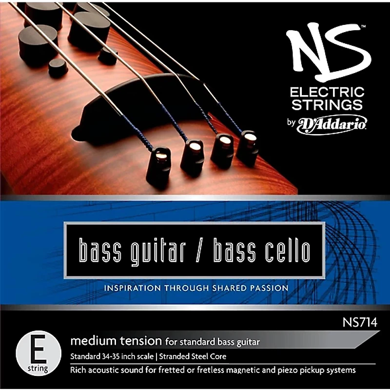 D'Addario NS Electric Bass Cello / Electric Bass E String