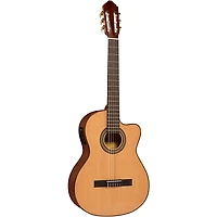 Lucero LC150SCE Nylon-String Classical  Acoustic-Electric Guitar Natural
